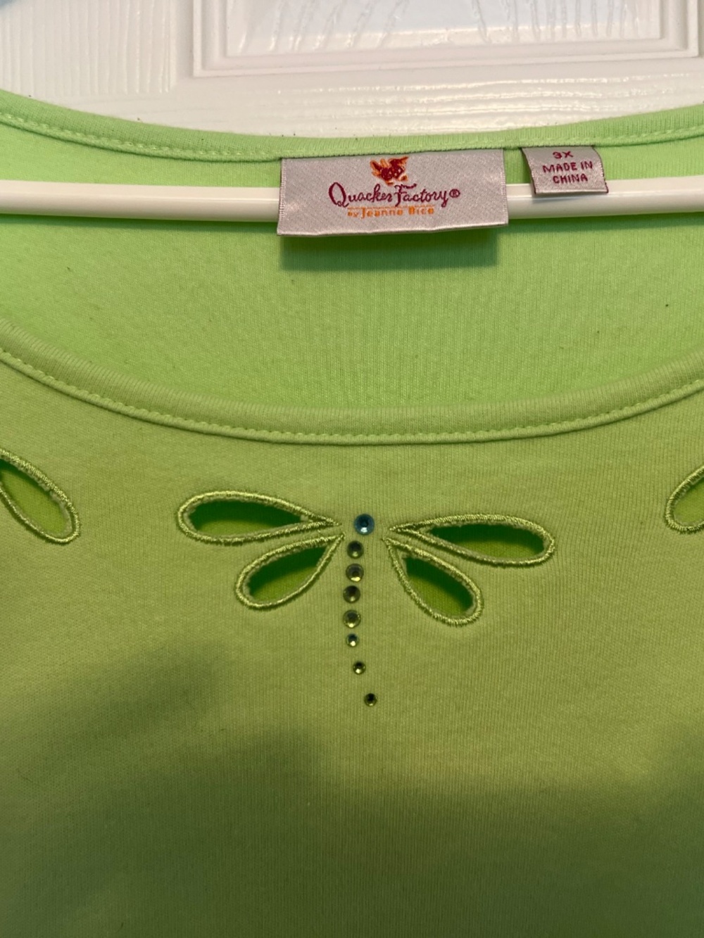 Quacker Factory Dragonfly Tunic 3X - Picture 3 of 8